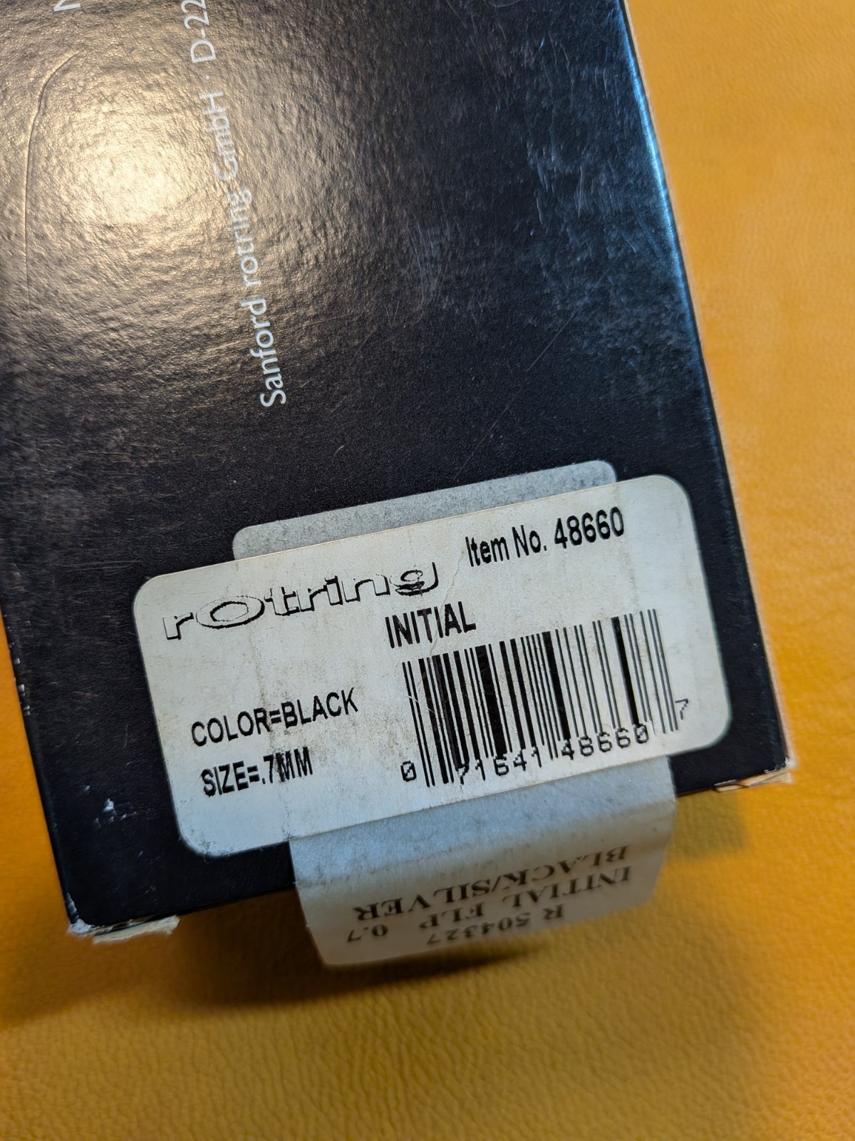 ROTRING Initial Mechanical Pencil 0.7mm – Black and Silver – Germany – NOS