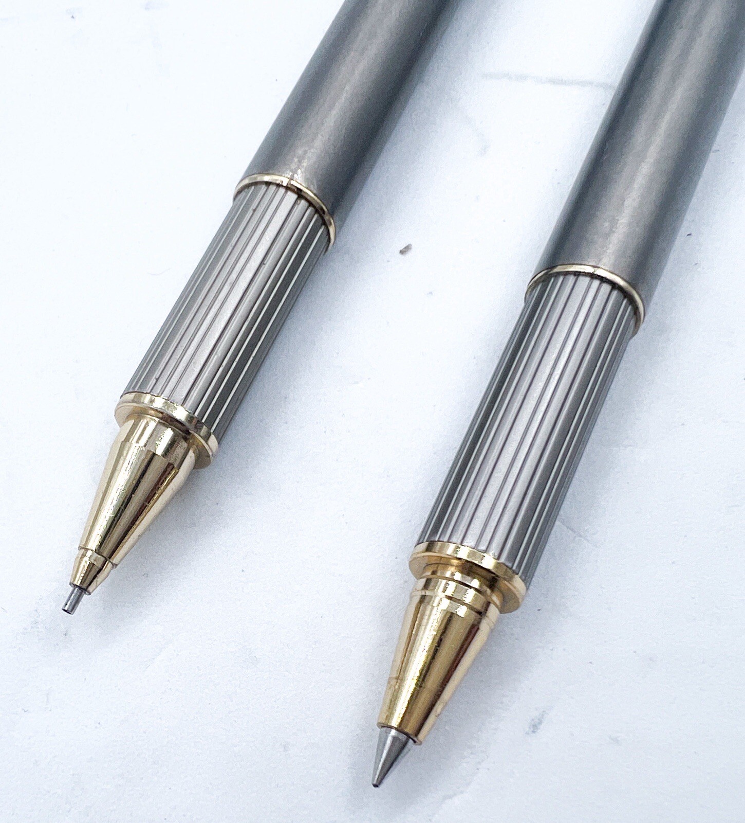 OHTO Titan Titanium alloy Mechanical Pencil & Rollerball Pen