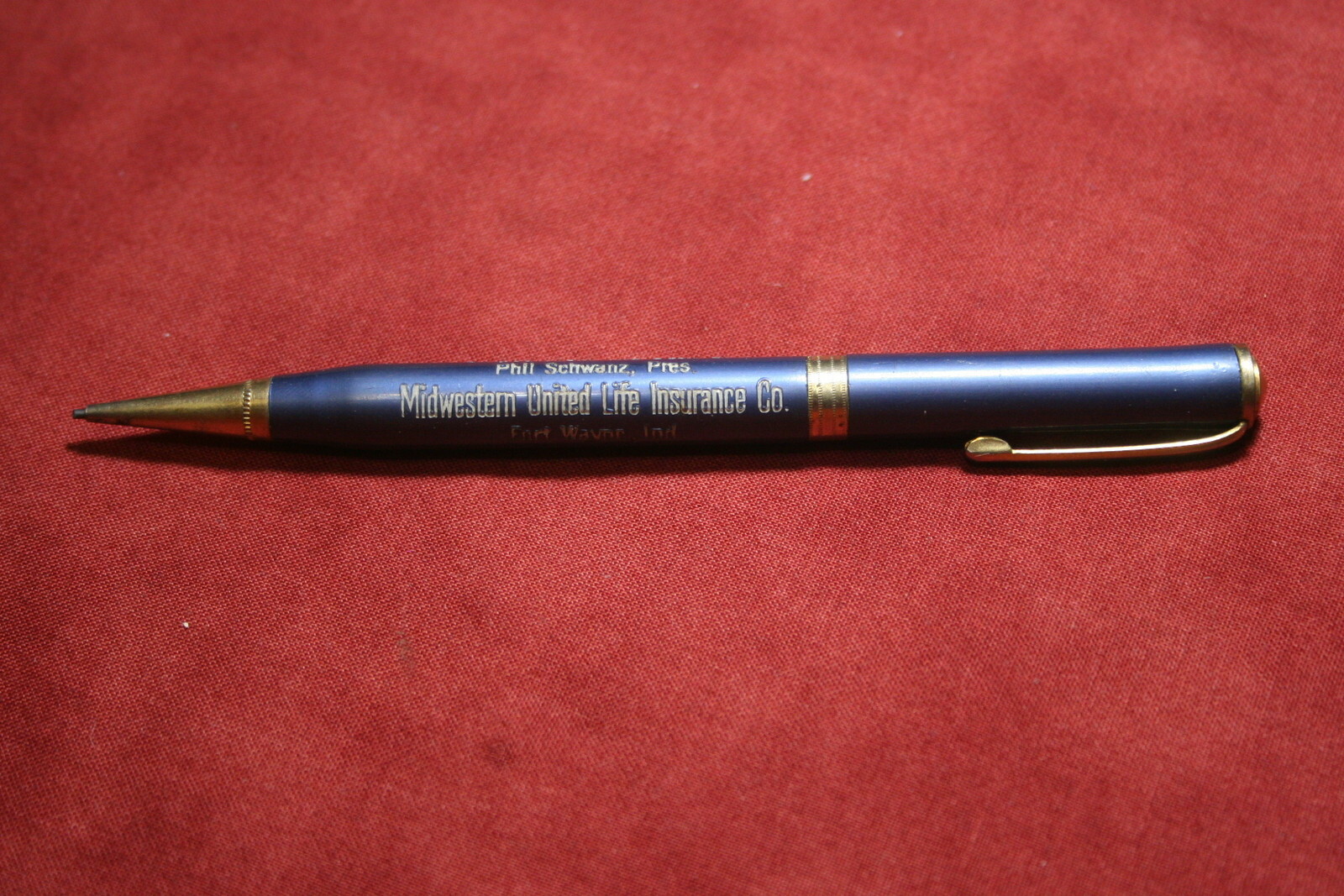 Midwestern United Life Insurance Mechanical Pencil – Fort Wayne, Indiana