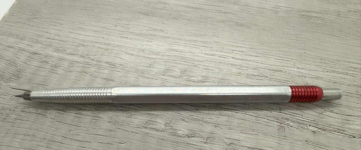 Vintage Drafting Eberhard Faber Microtomic 607 Mechanical Pencil Metal USA.