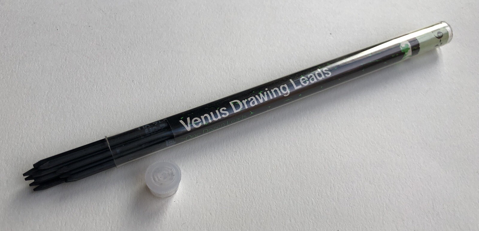 Vintage Faber Castell VENUS 3842 Drawing 2mm 6H Leads NOS Tube Of 12 NJ USA