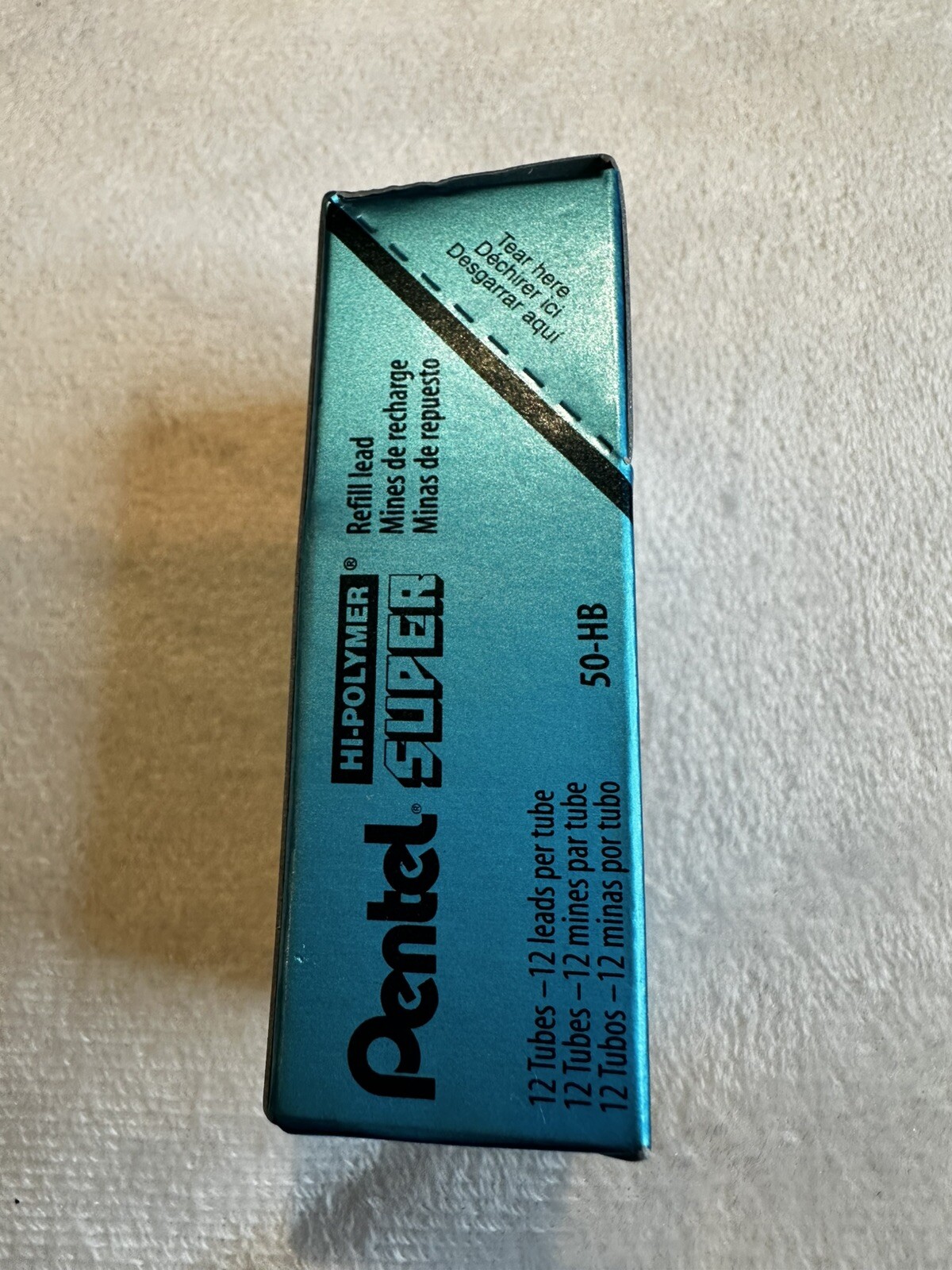 PENTEL 0.7 MM HB REFILL LEADS 11 TUBES WITH 12 LEADS IN THE TUBE