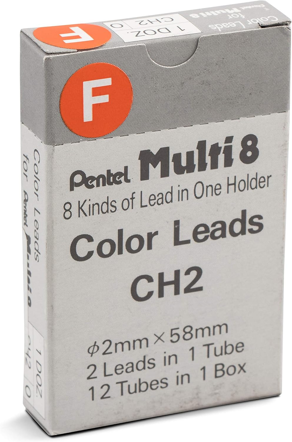 Arts 8 Colour Pencil Lead Refill, Orange, 24 Pieces of Lead (CH2-F)