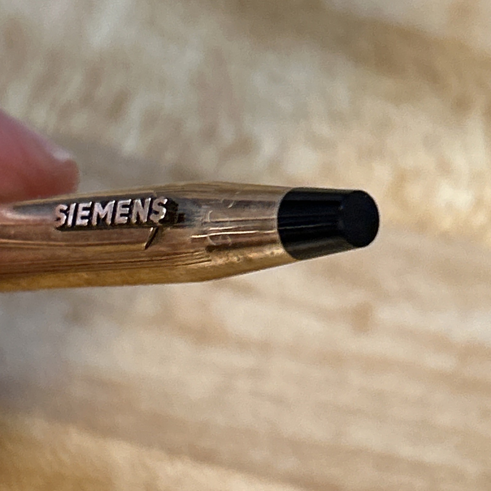 VTG Cross 10k Gold Filled Mechanical Pencil Twist Electroplated Siemens Logo Wks