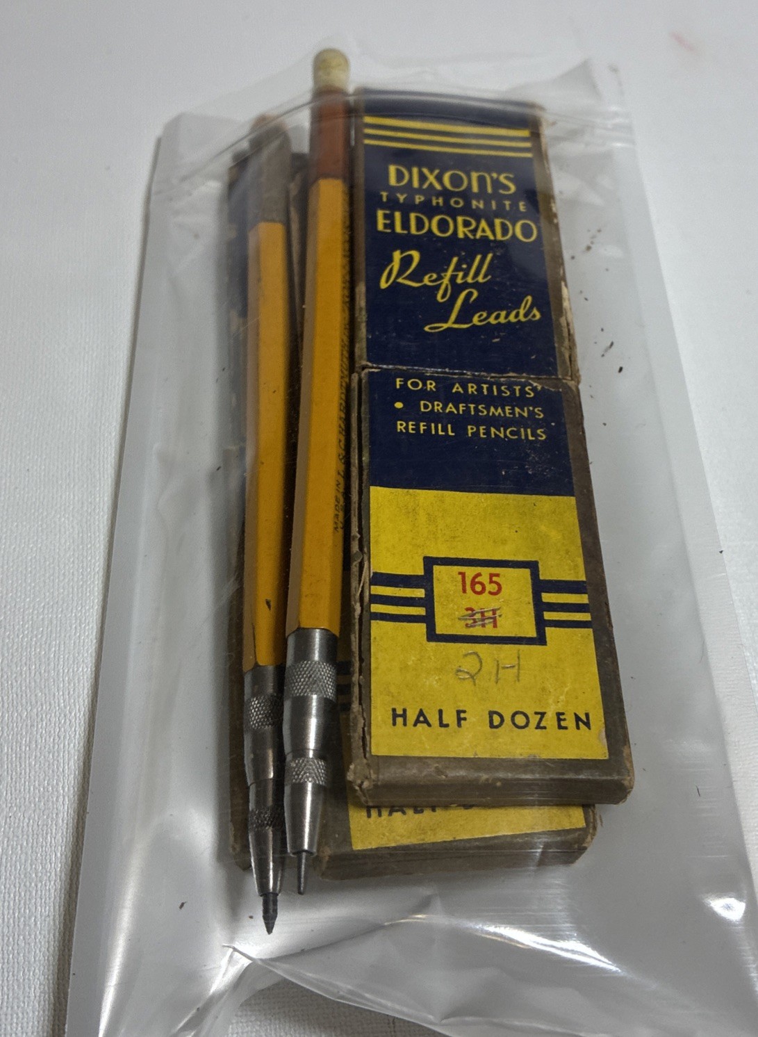L&C Hardtmuth KOH-I-NOOR Mechanical Drafting Tool Graphite Pencil Wood 1511 Lot