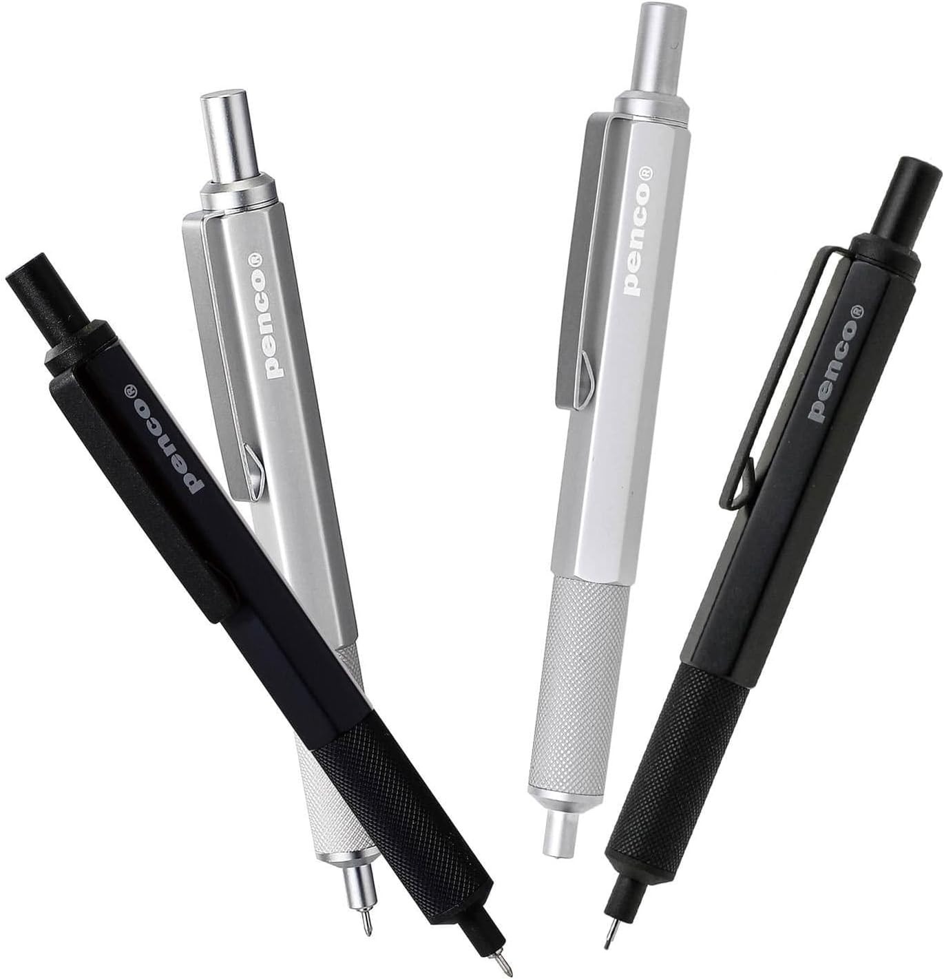 HIGHTIDE Penco Drafting Pencil 0.5mm Pentel Alminium Mechanical Pencil black