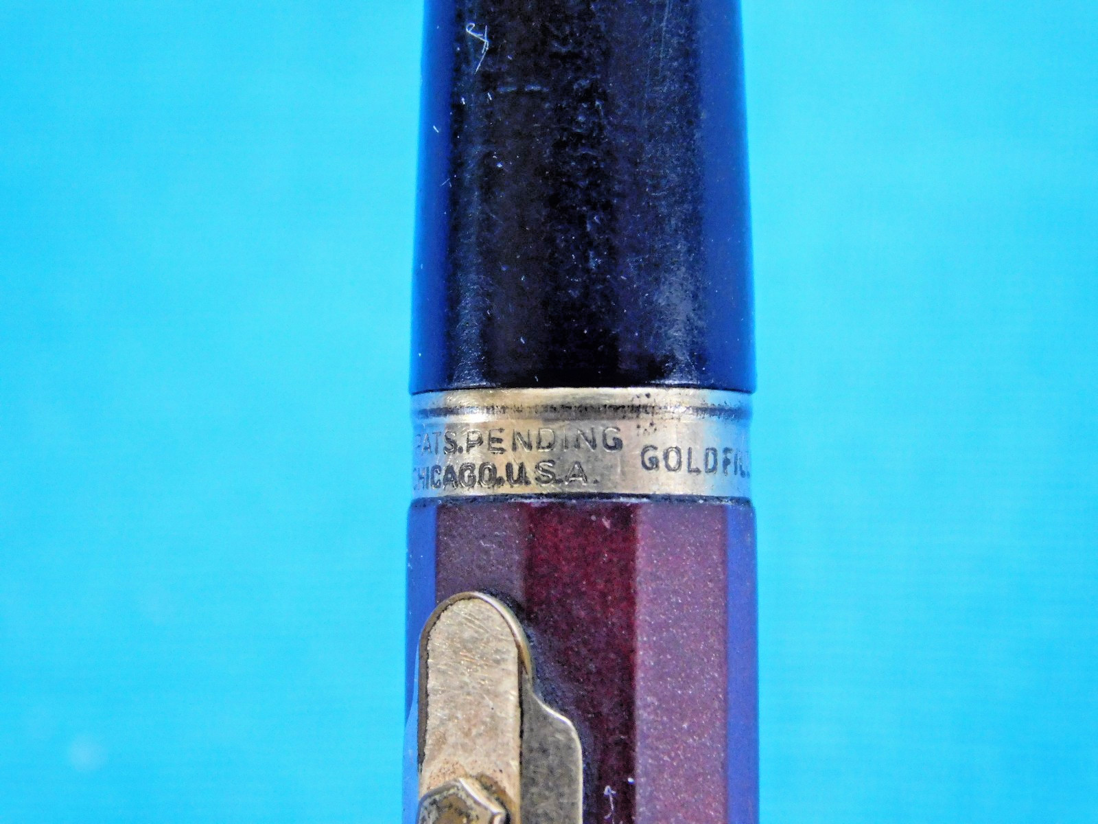VTG GOLD FILLED 1920’S AUTOPOINT MECHANICAL PENCIL PATD PEND CHICAGO, U.S.A.