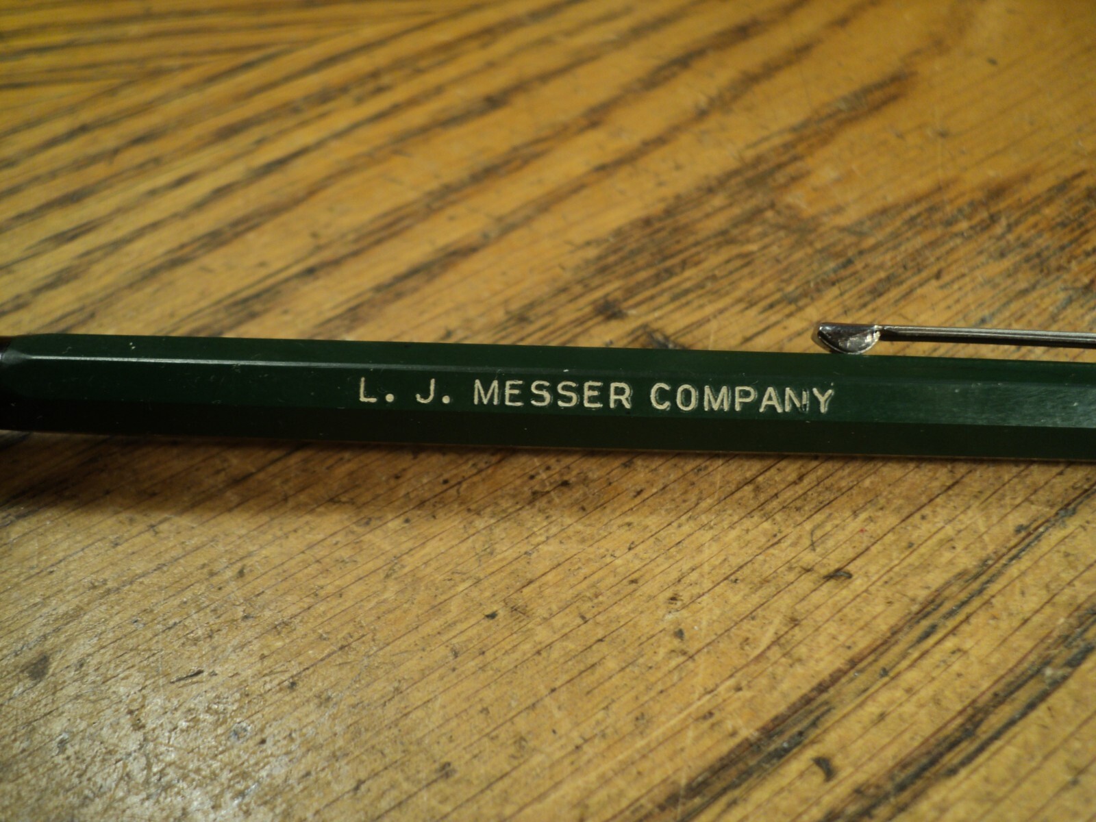 Vintage Autopoint Mechanical Pencil Advertising L J Messer Company