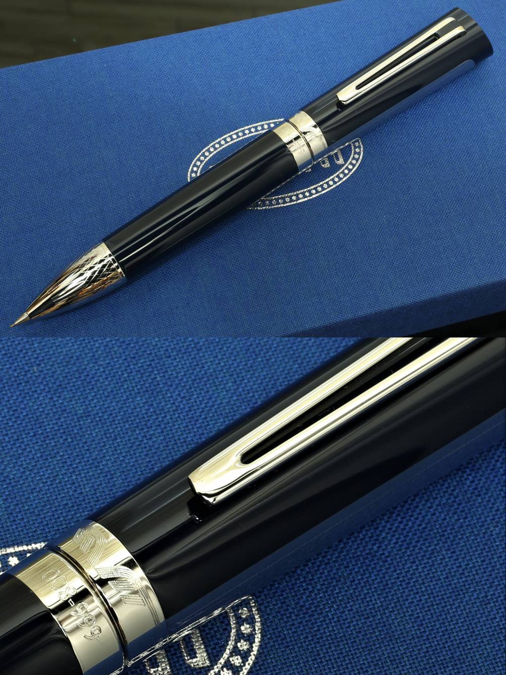 Montegrappa “BUGATTI PUR SANG DT” Mechanical Pencil, Sterling Silver, MSRP 763 $