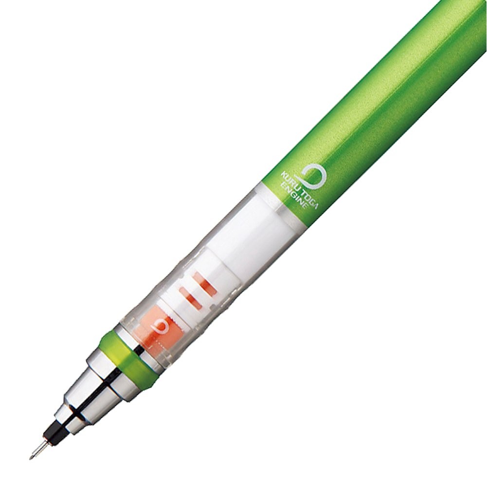 Uni Kurutoga Mechanical Pencil Standard, 0.5mm, 1 Count (Pack of 1), Green