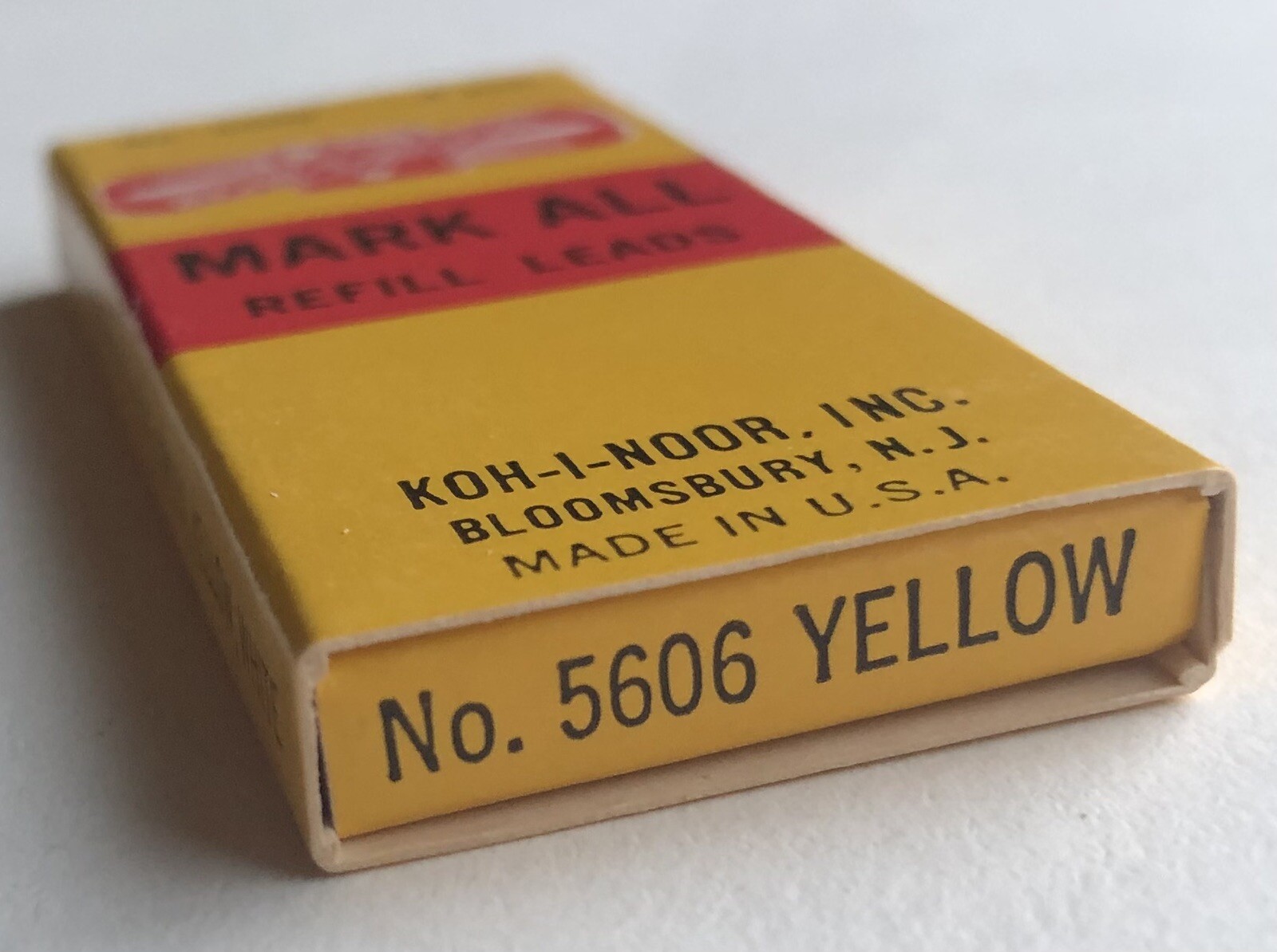 Vintage KOH-I-NOOR Mark All 3mm NOS Marking Pencil Lead Refill 4 Pack USA