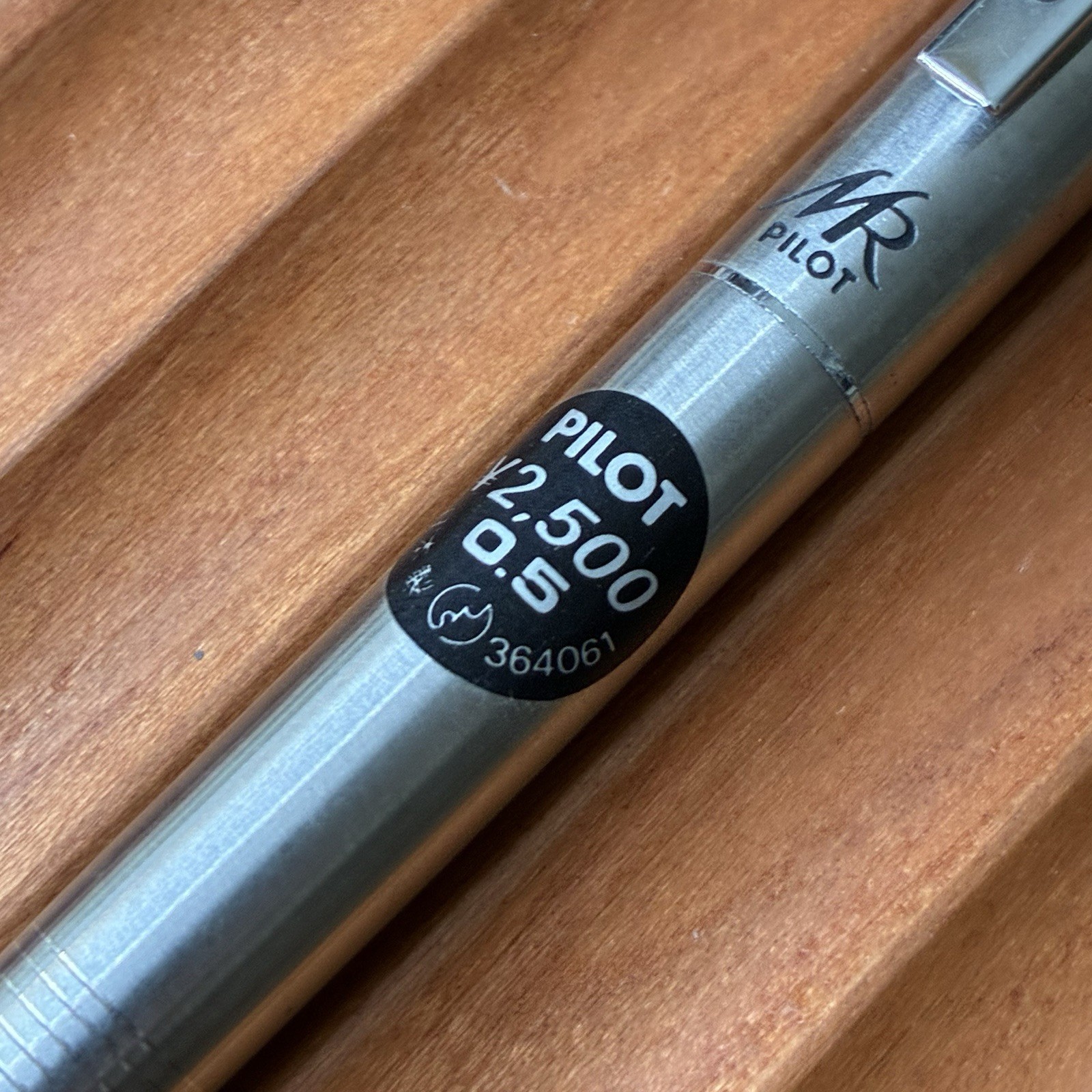 Pilot Mechanical Pencil Murex Stainless Steel Barrel Etched 0.5 mm Made in Japan