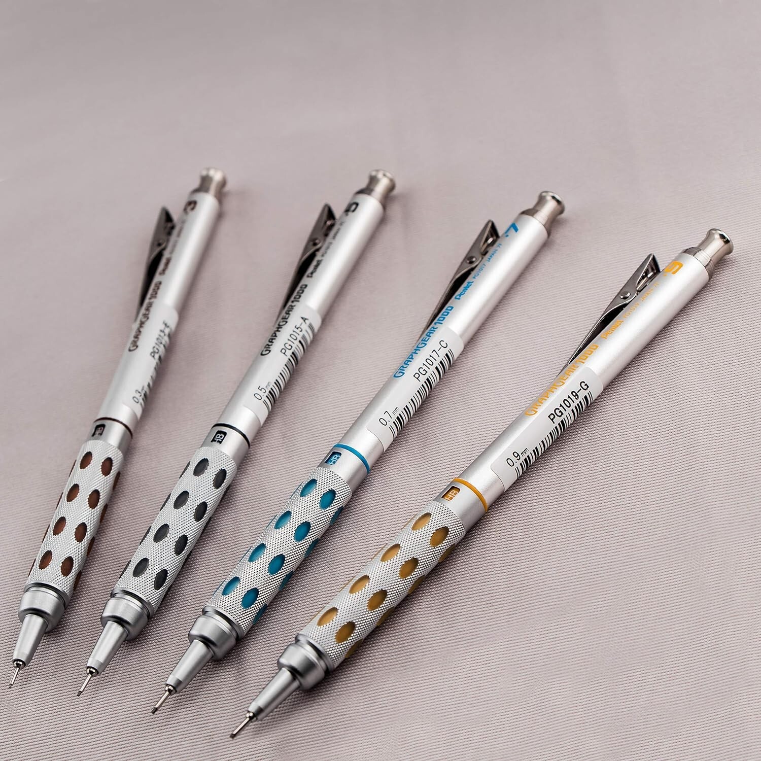 Pentel GRAPHGEAR 1000 Premium Pencils Gift Set with Refill Leads & Erasers