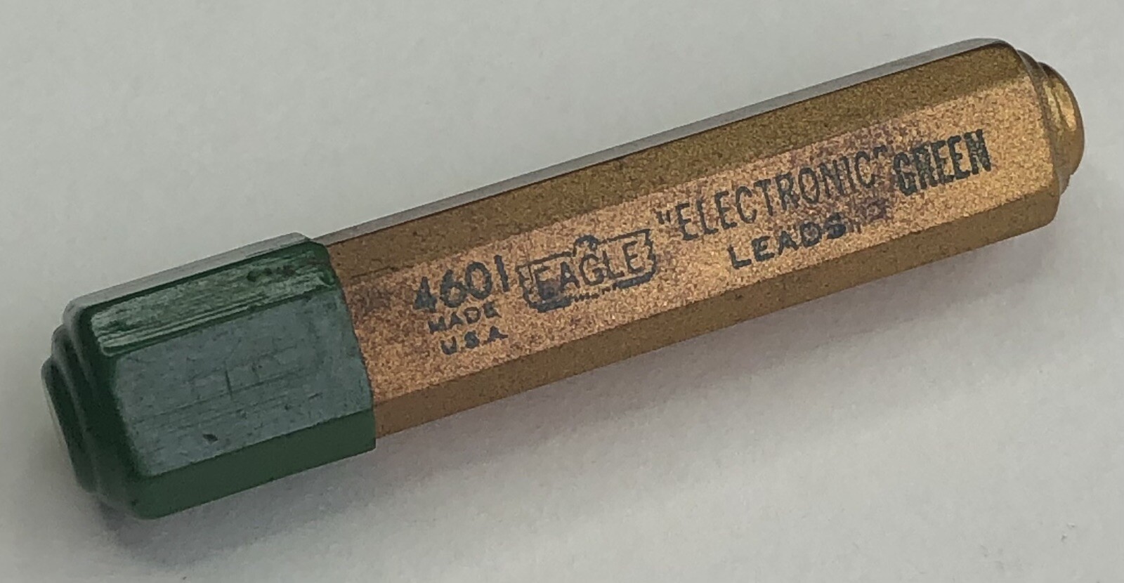 Vintage EAGLE ELECTRONIC Mechanical Pencil Leads GREEN 1.18mm NOS 12pk USA