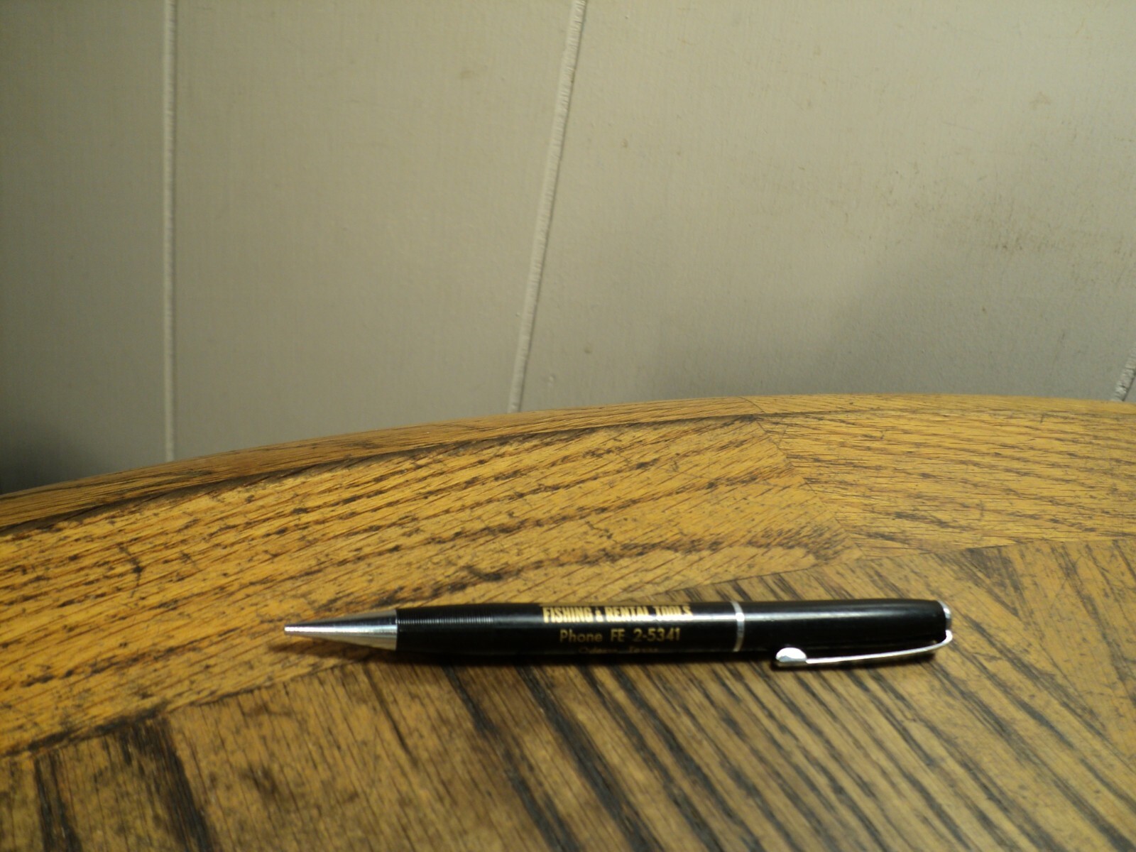 Vintage Ritepoint Mechanical Pencil Jennings & Keown Fishing & Rentals Odessa Tx