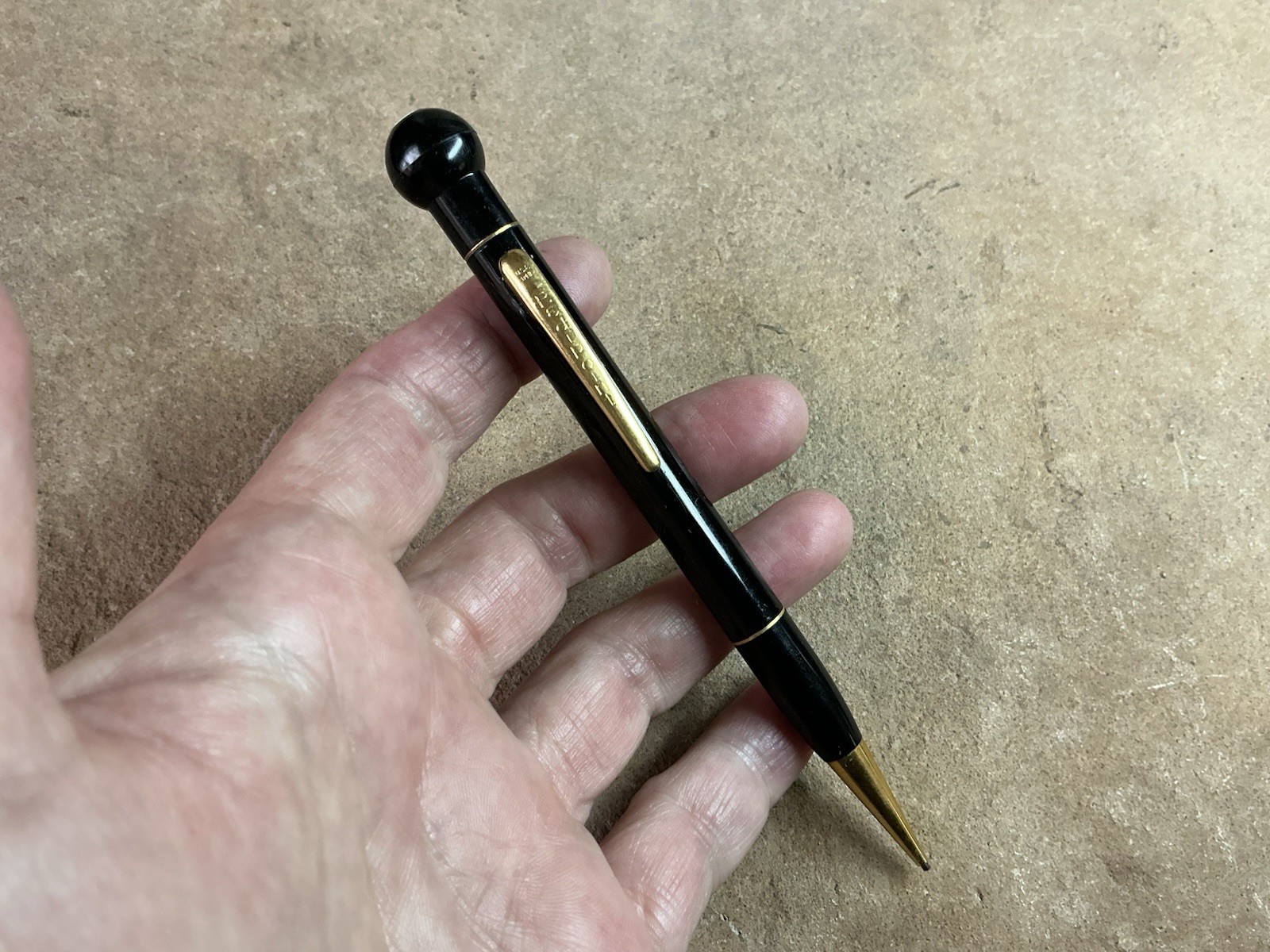 Vtg Ad Mechanical Pencil 8 Ball Cap, City Electric Ann Arbor Old Mail Tube 6¢