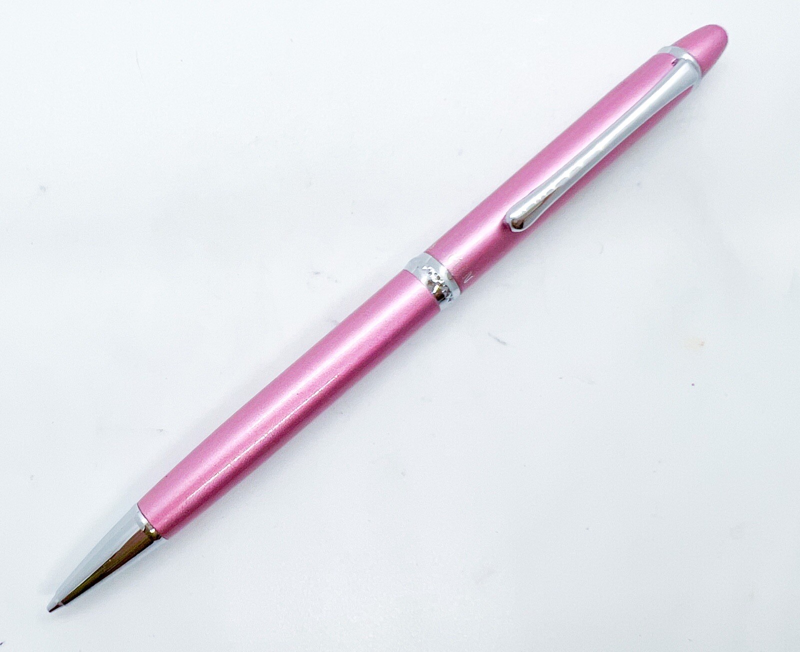 platinum elan Mechanical Pencil 0.5mm Full Metal Pink Japan Made