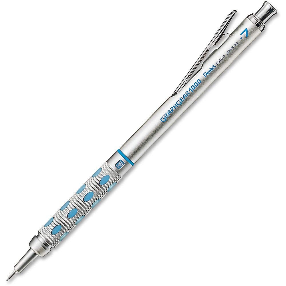 Pentel Graph Gear 1000 Automatic Drafting Pencil, 0.7mm Lead Size, Blue Barrel,