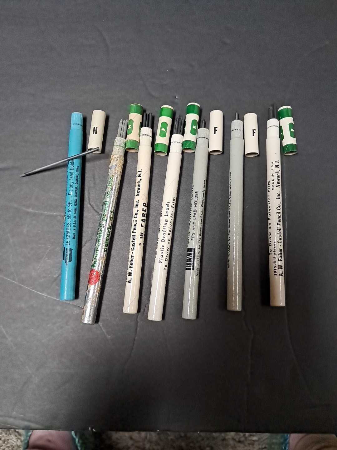 Mechanical Pencil Leads Refills Lot 17 Faber Casteel Venus Ruwe Eagle Drafting