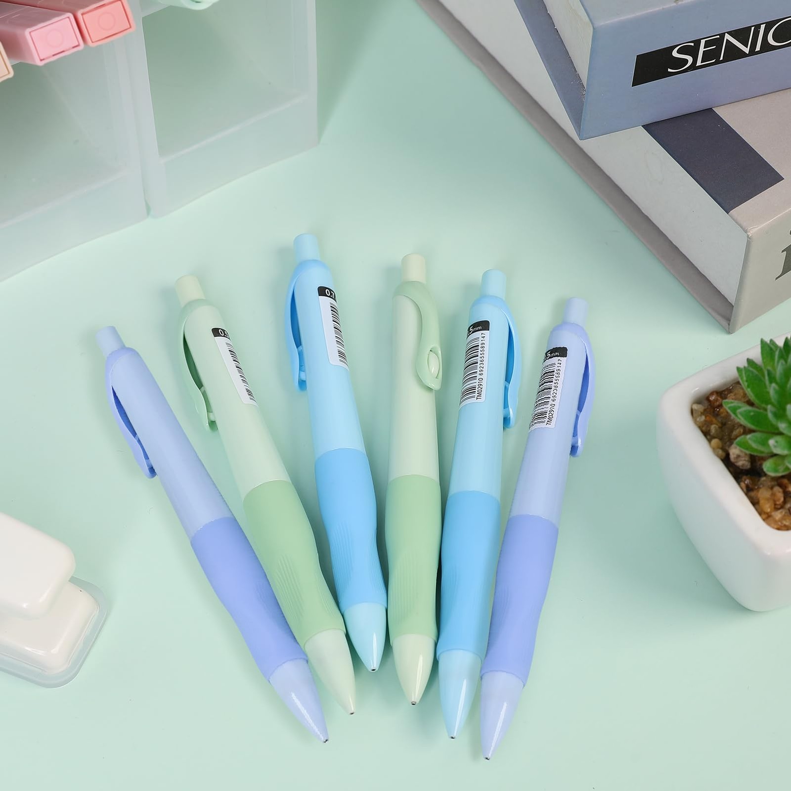 43 PCS Blue Aesthetic School Supplies Stationery Kit Highlighters Gel Pens