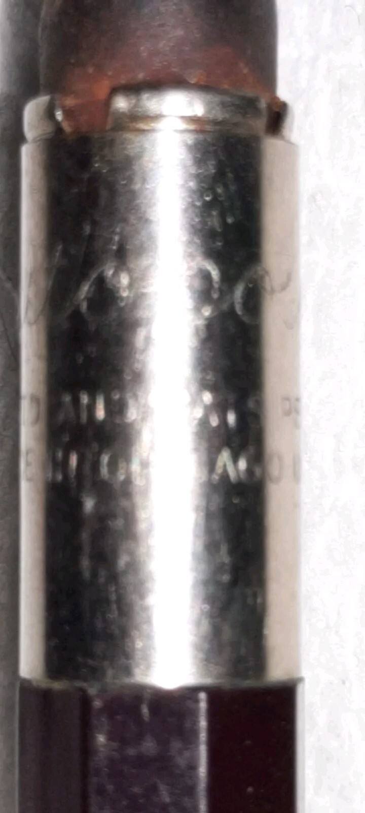“AUTOPOINT…*For Real Thin Lead Only” Brown & Black/Chrome Trim Working Pencil