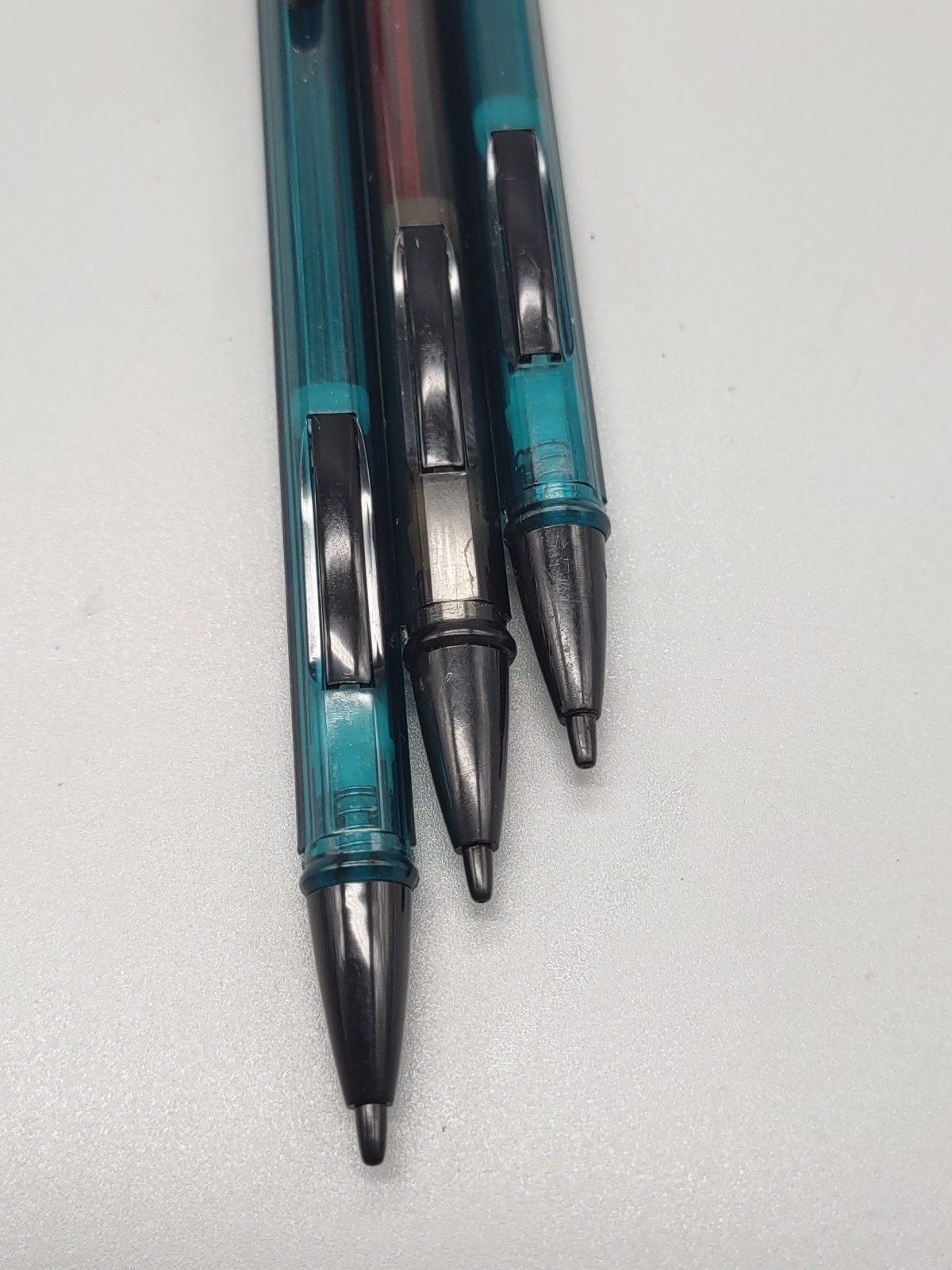Sanford Clickster Mechanical Pencil. 0.5mm. Transparent Green & Black. 3 Qty.