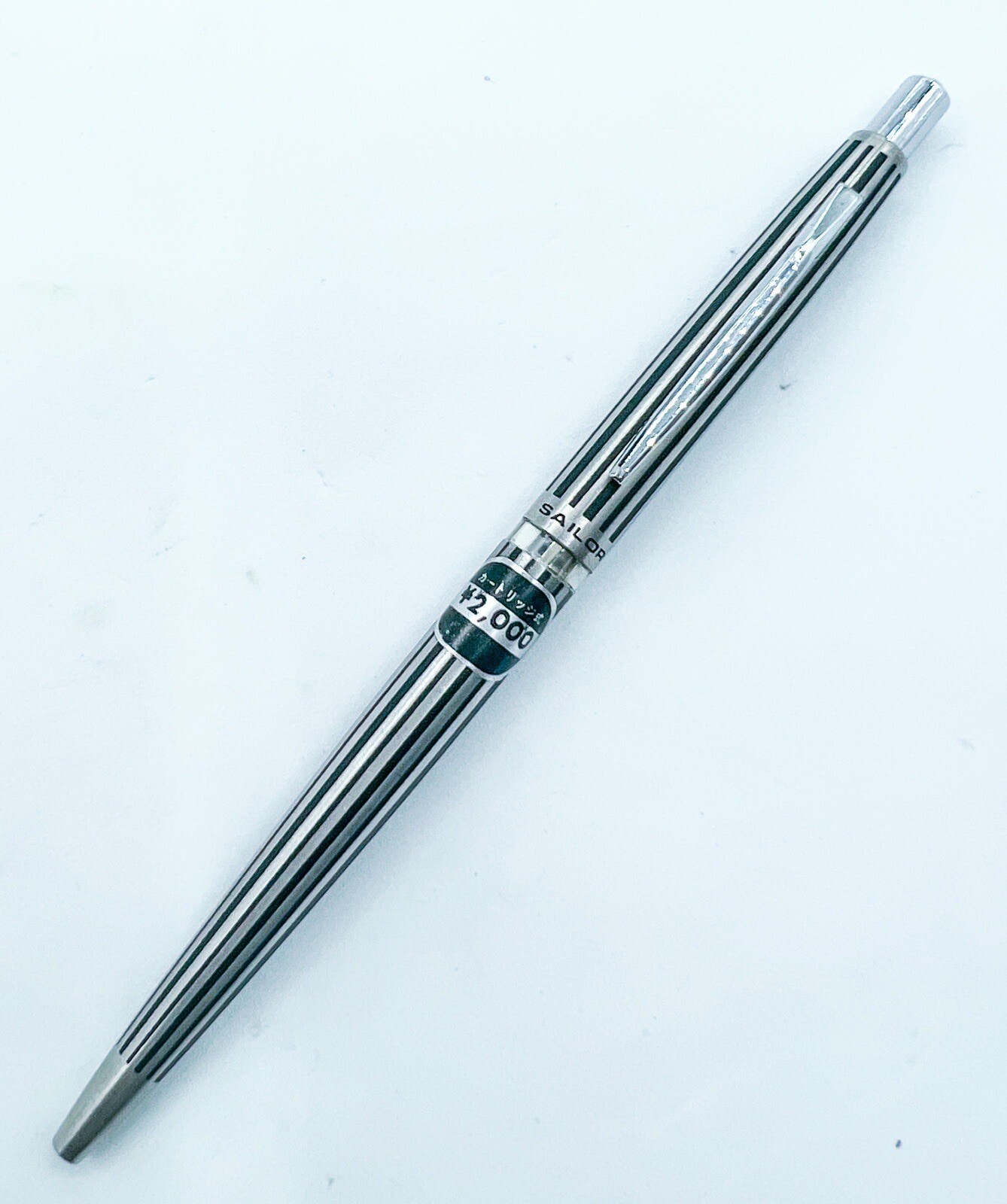NOS Sailor Cassette Mechanical Pencil Etched Steel 0.3/0.5 Manual Retract Tip