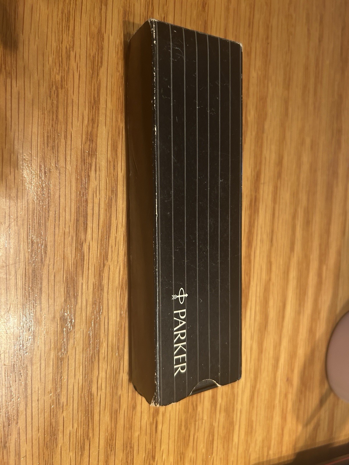 NEW VINTAGE PARKER PEN AND MECHANICAL PENCIL SET. 0831-002-000000, BLACK /GOLD