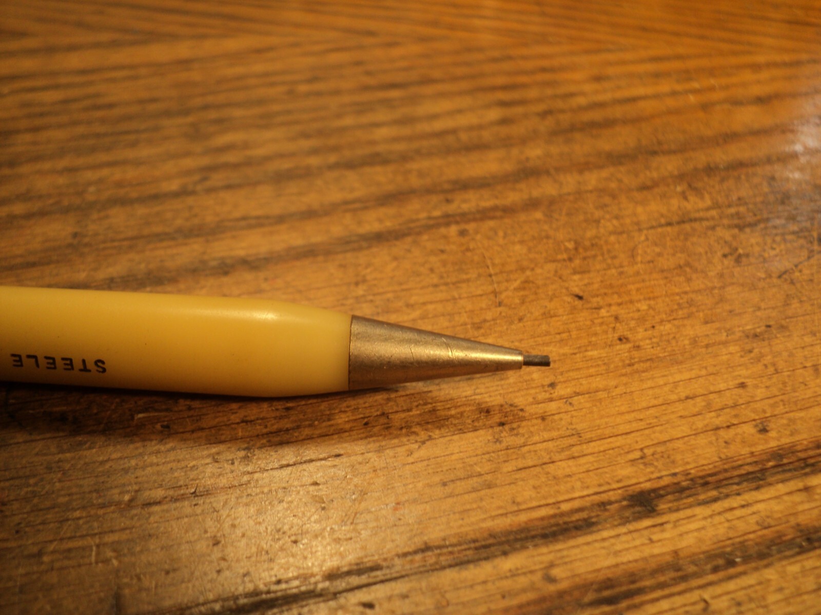 Vintage Mechanical Pencil Steele Funeral Home 4-3/16″ Unbranded