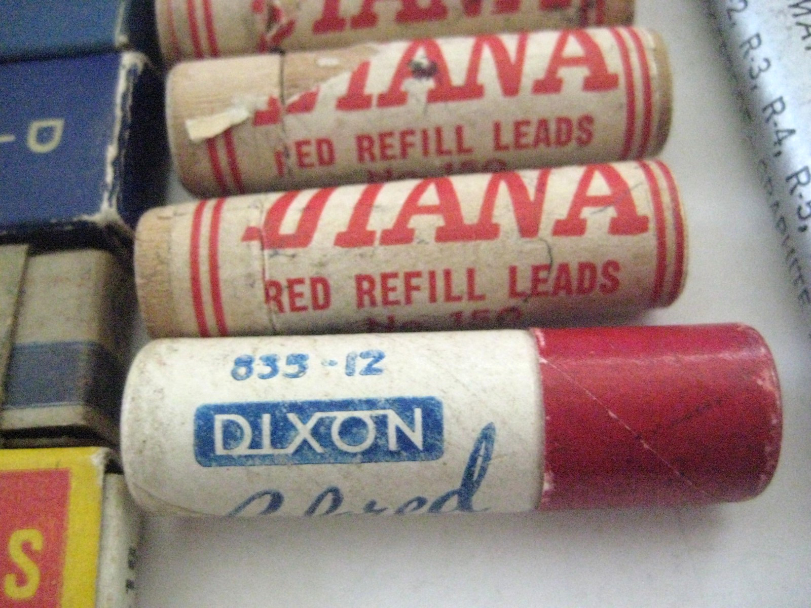 LAEGE LOT OF DRAWING & DRAFTING LEADS DIXON, MONGOL, EAGLE, CASTELL, STAEDTLER +