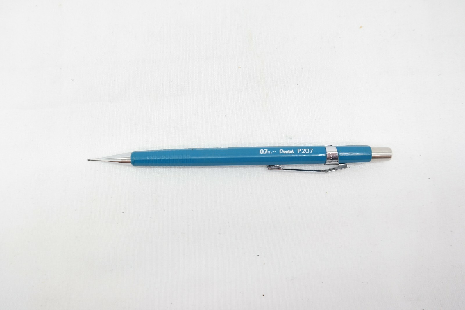 Pentel P207 Blue & Chrome 0.7mm Mechanical Pencil T5