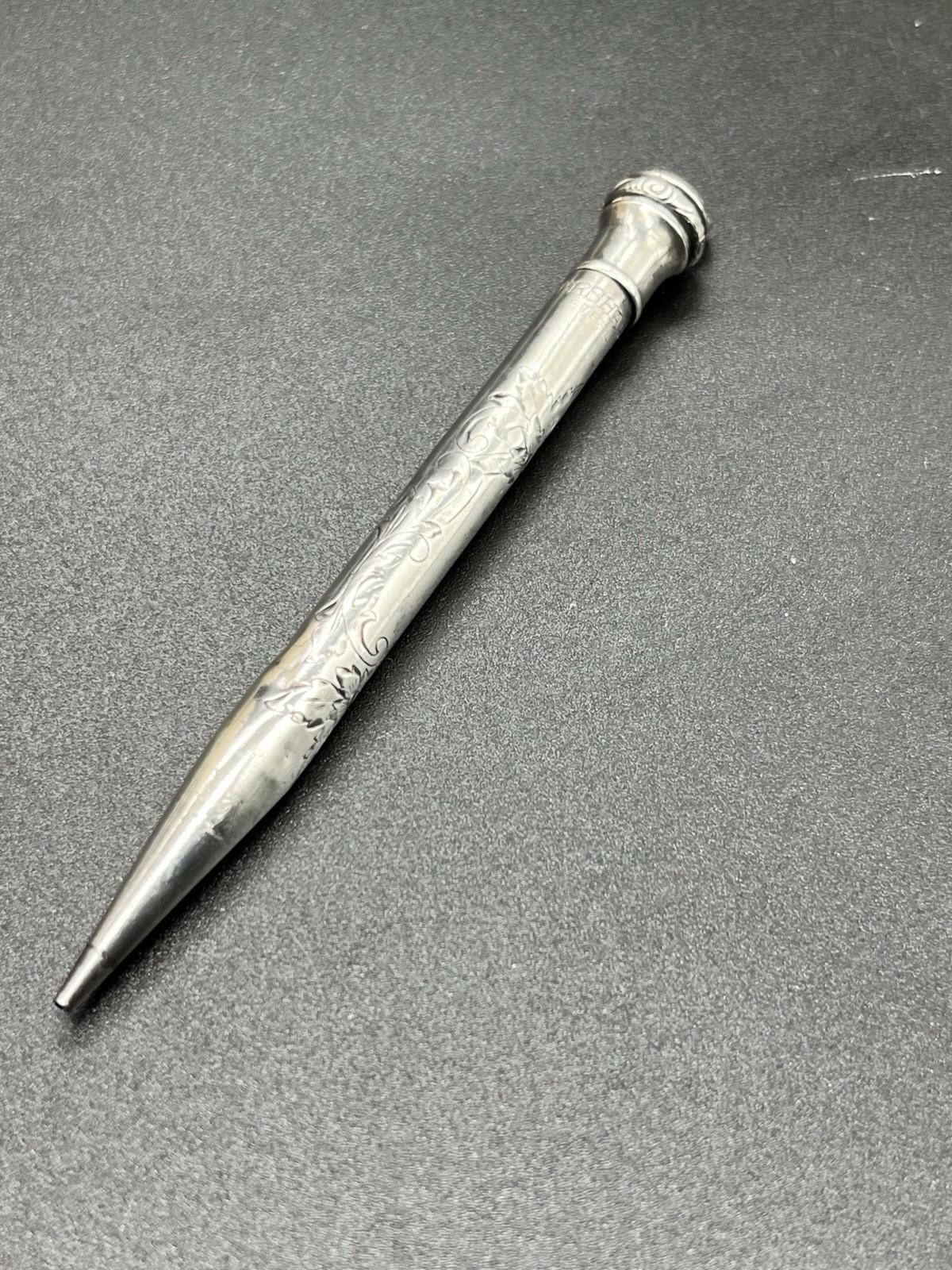 Antique Vintage Wahl Eversharp 925 Sterling Silver Mechanical Pencil Ornate A49