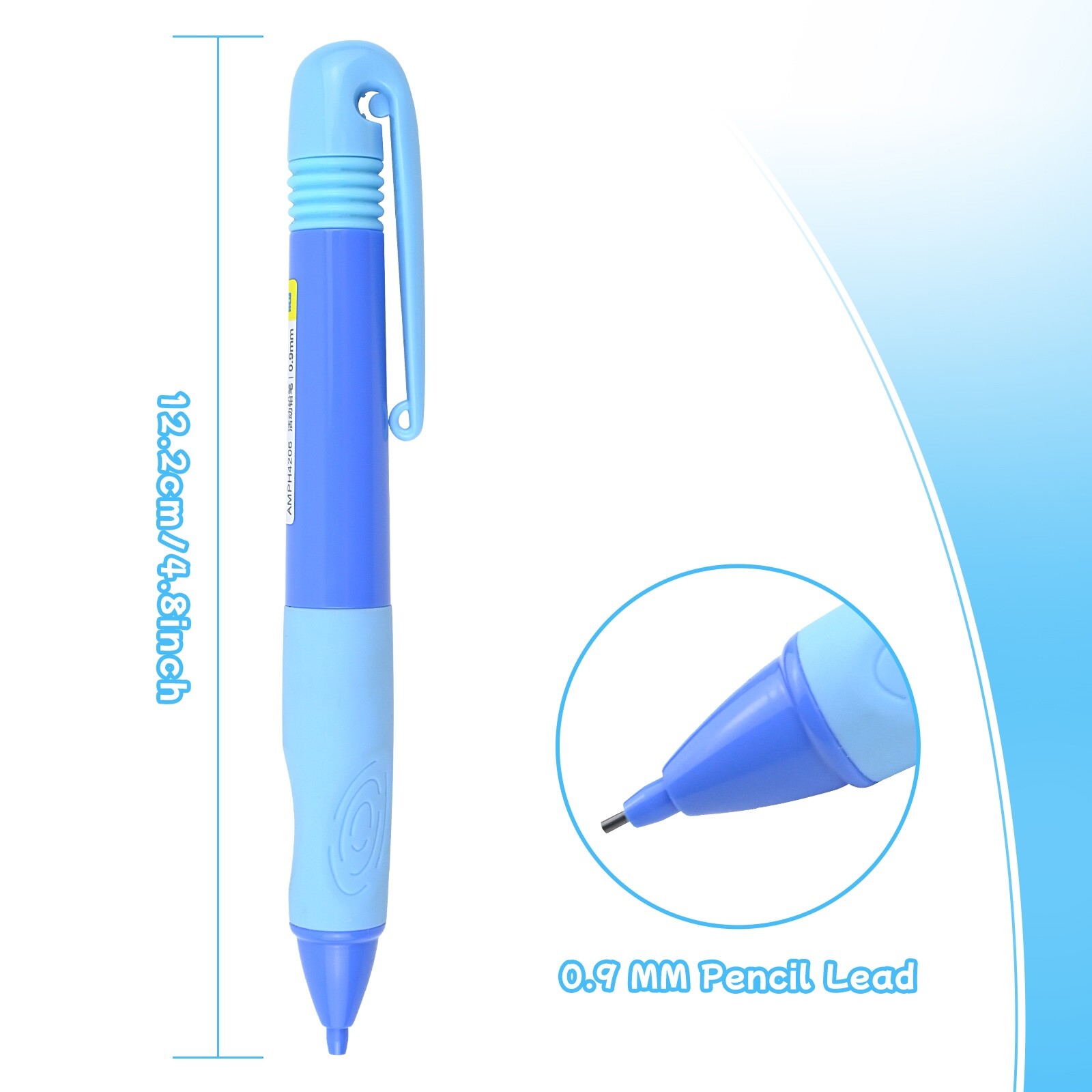 0.9 mm M&G Ergonomic Mechanical Pencil, 4-Count