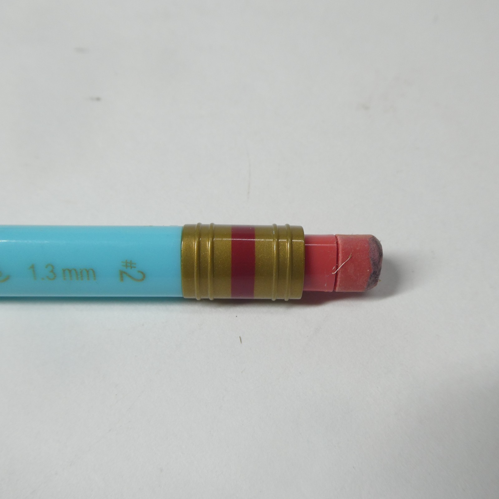 Papermate 1.3mm #2 Mechanical Pencil Triangular Light Blue Plastic Vintage