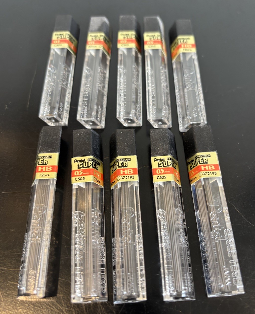 Uni Ball Mechanical Pencil 12 Refill Lead Tubes 0.7 Paper Mate Color Pentel 0.5