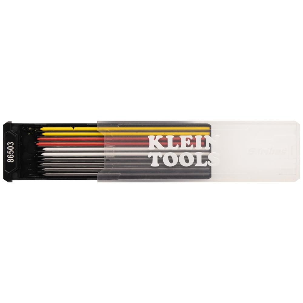 Klein Tools Skribes Mechanical Pencil Lead Refills 2.8mm Carpenter Assorted
