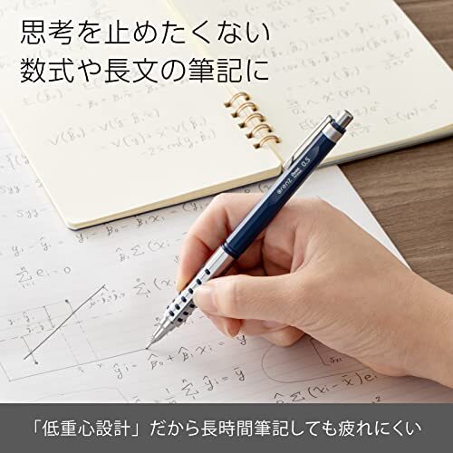 Pentel Mechanical Graphite Pencil Orenz AT 0.5mm Dark Blue XPP2005-C Dual Grip