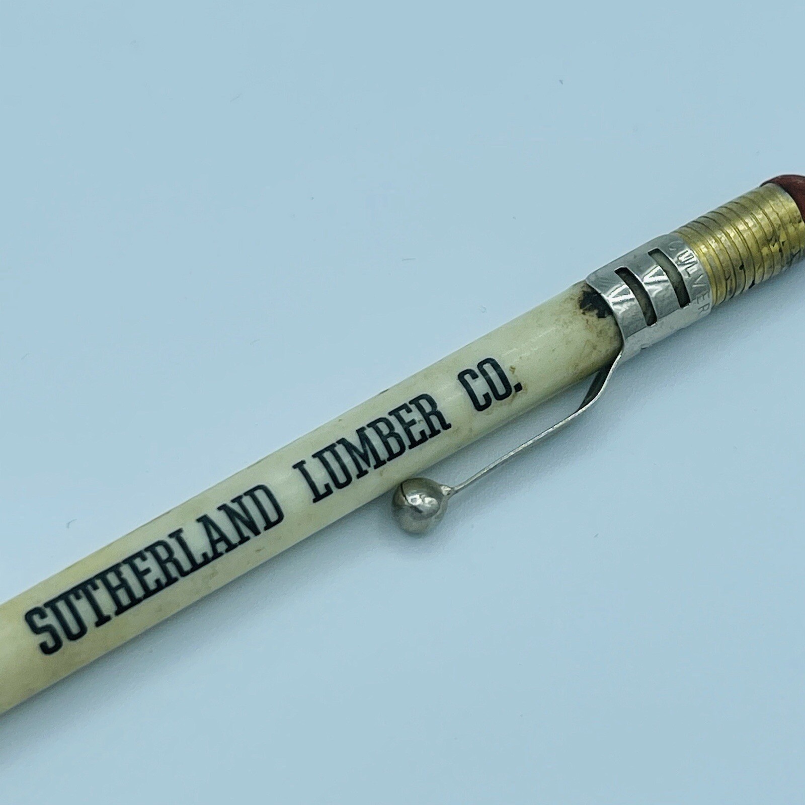 Vtg Rare Lindy Mechanical Pencil Advertising Southerland Lumber Co. Kansas MO