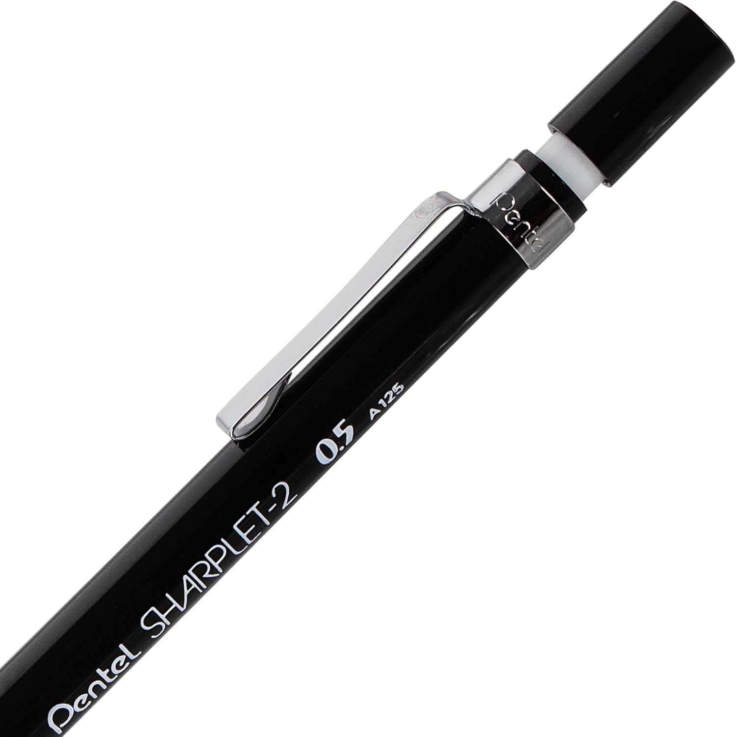 Pentel Sharplet-2 Automatic Pencil, 0.5Mm, Black, 1 Pack (A125BP-K6)