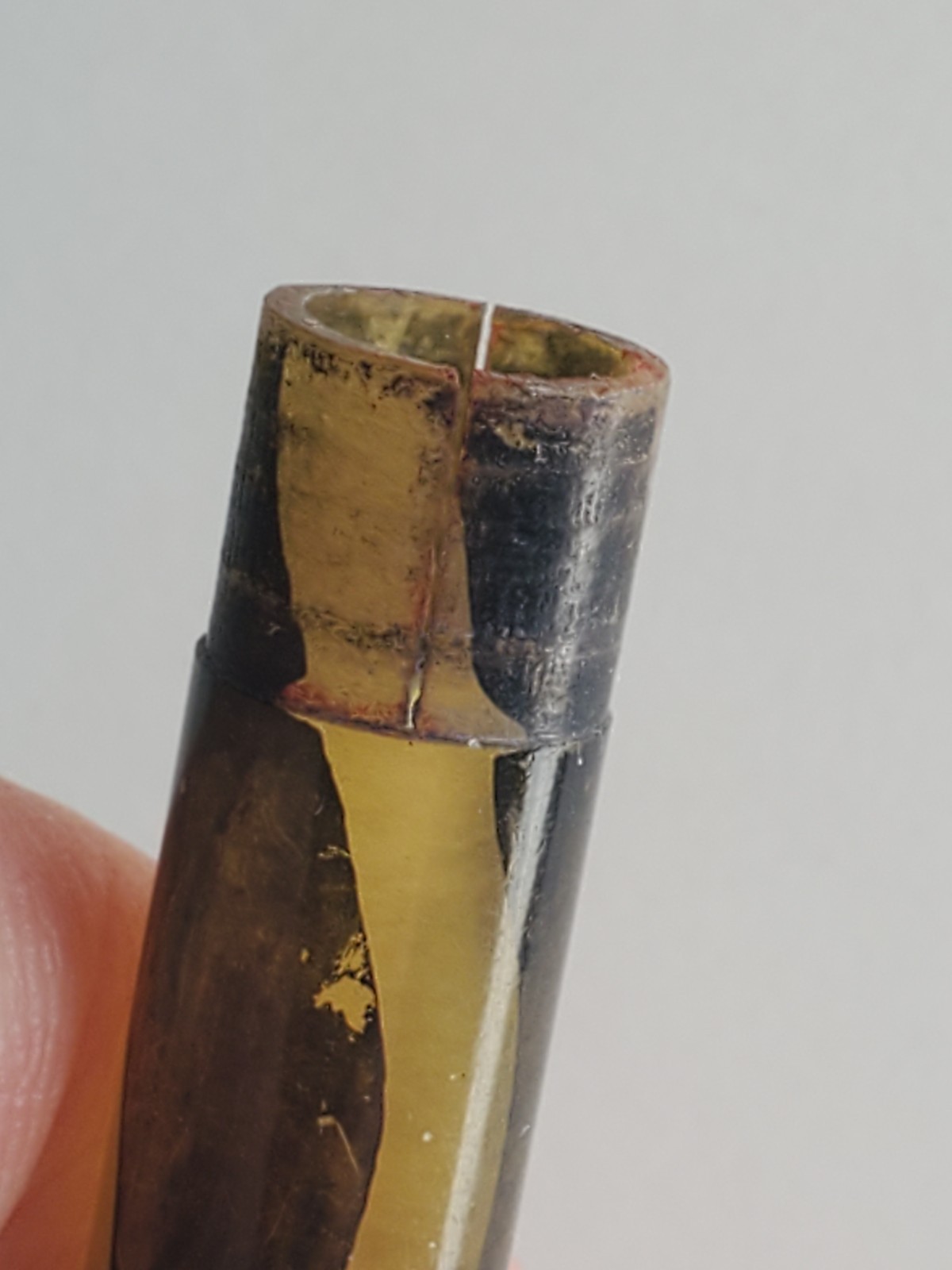 Vintage Ring Top Lead Holder with Tortoise Shell Style Plastic Mechanical Pencil