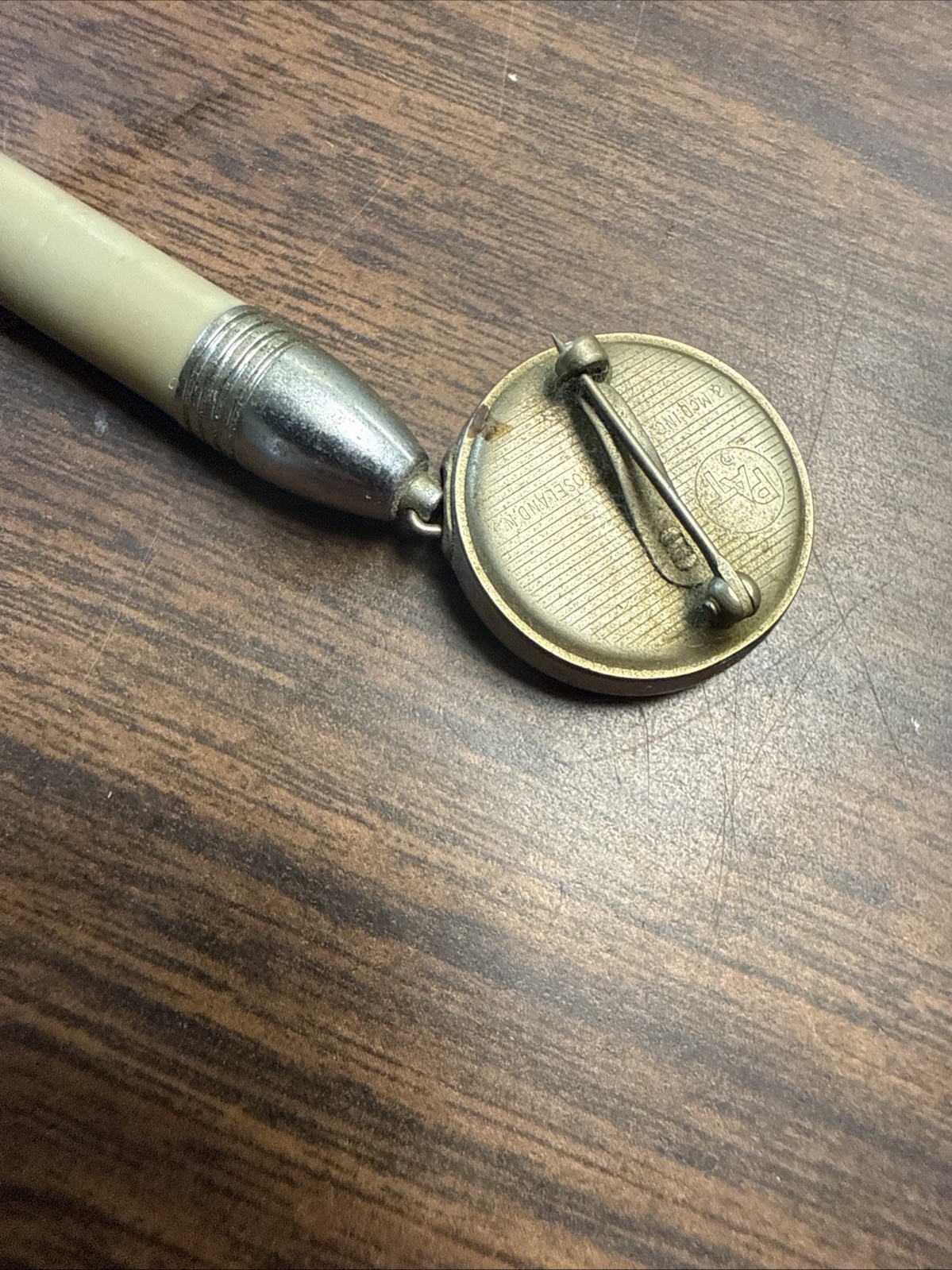 Vintage Ketchum & McDougall Retractable Pencil Brooch Pin Zip Clip