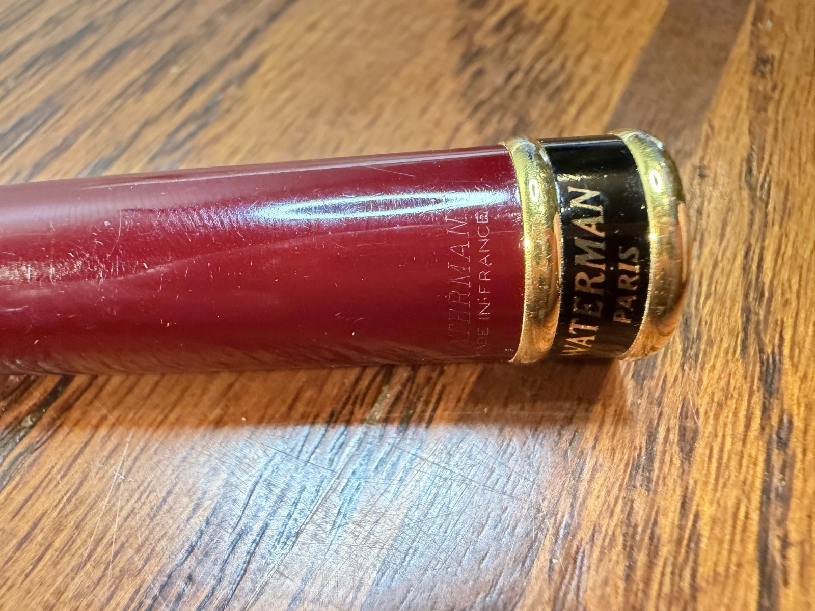 Waterman Expert Mechanical Pencil Burgundy Lacquer Gold Trim Paris France + Box