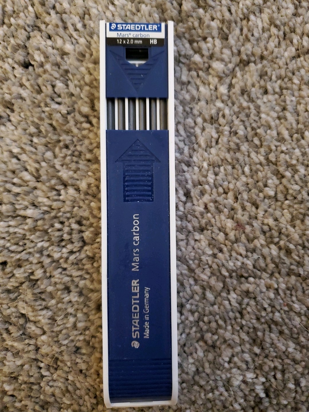 NEW Staedtler Mars Carbon Lead, 12 x 2mm, HB (200-HB)