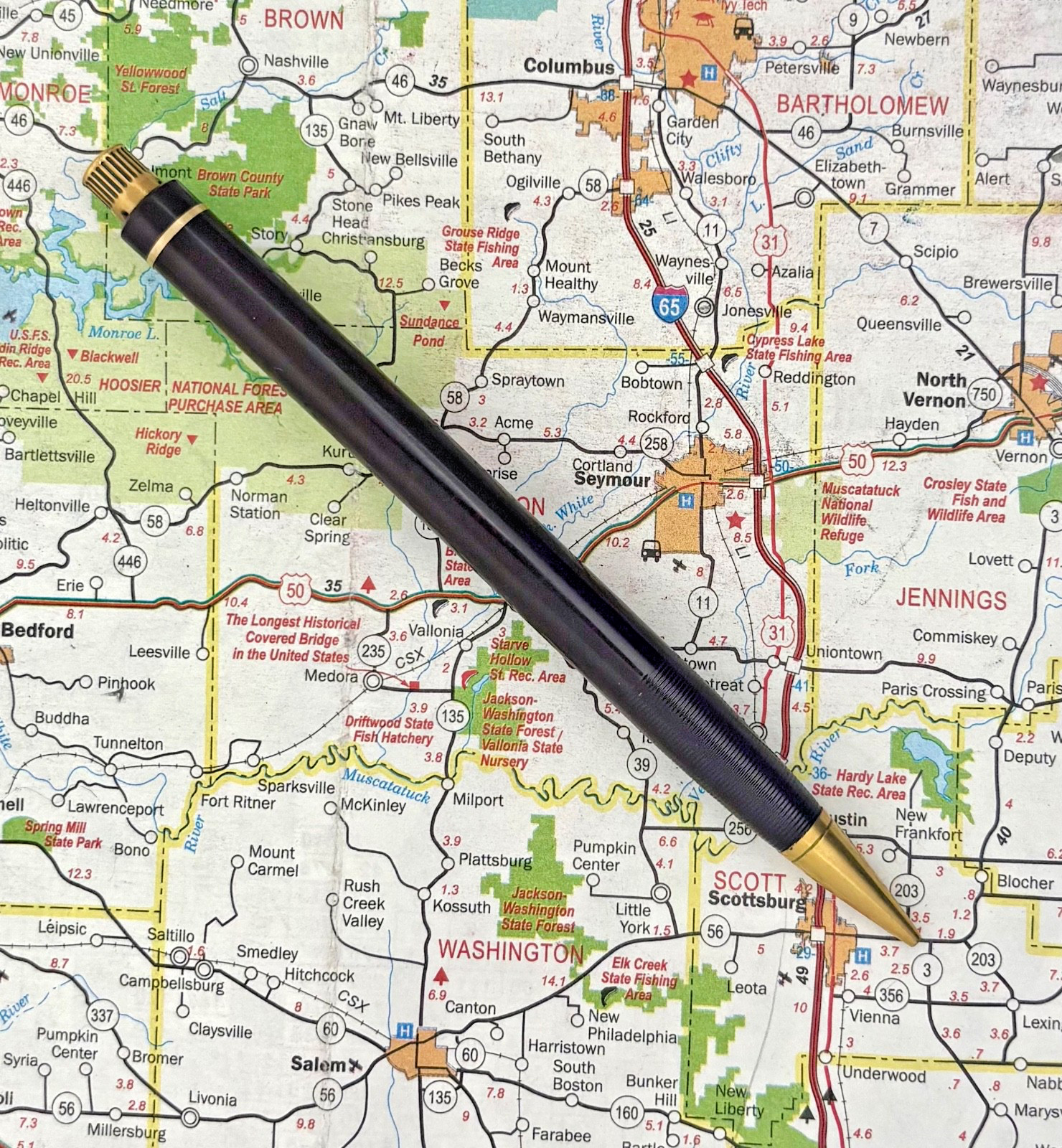 Vintage Eversharp Skyline Mechanical Pencil Standard Size, Burgundy / gold-fill