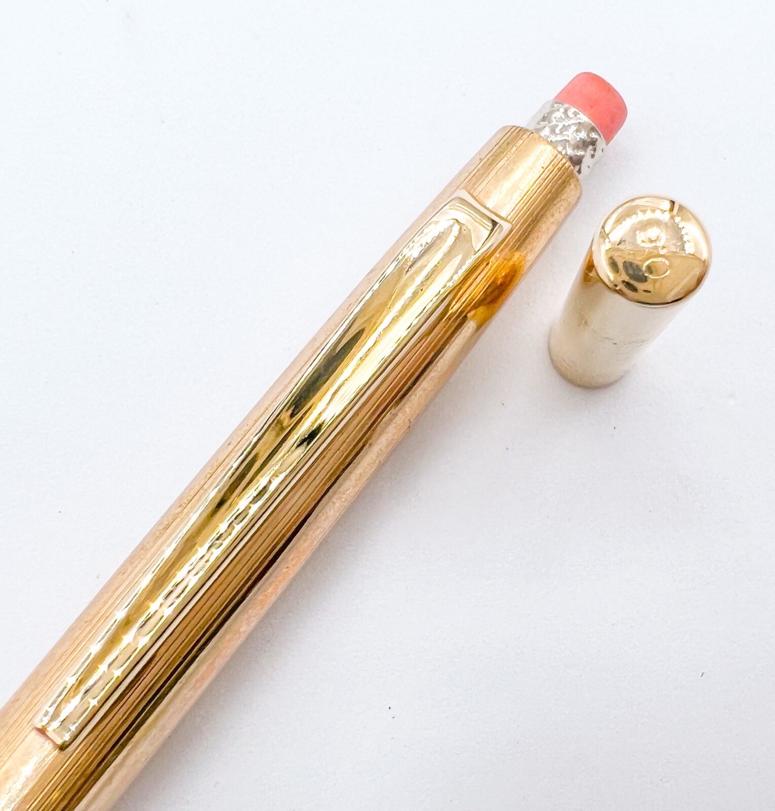 Vintage Platinum Japan 14k Gold Filled Mechanical Pencil 0.5mm