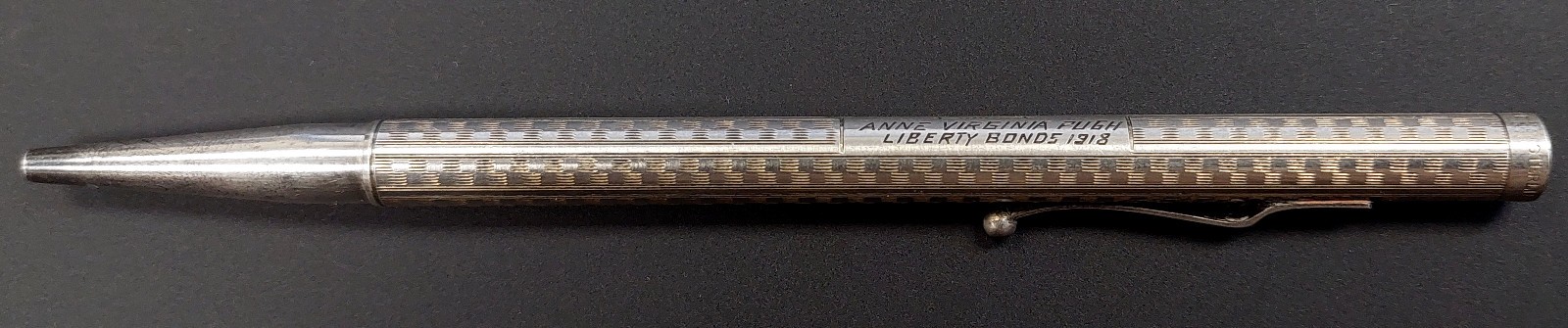 Edward Todd & Co. Sterling Silver 5″ pencil with 3 vintage refills! Works!