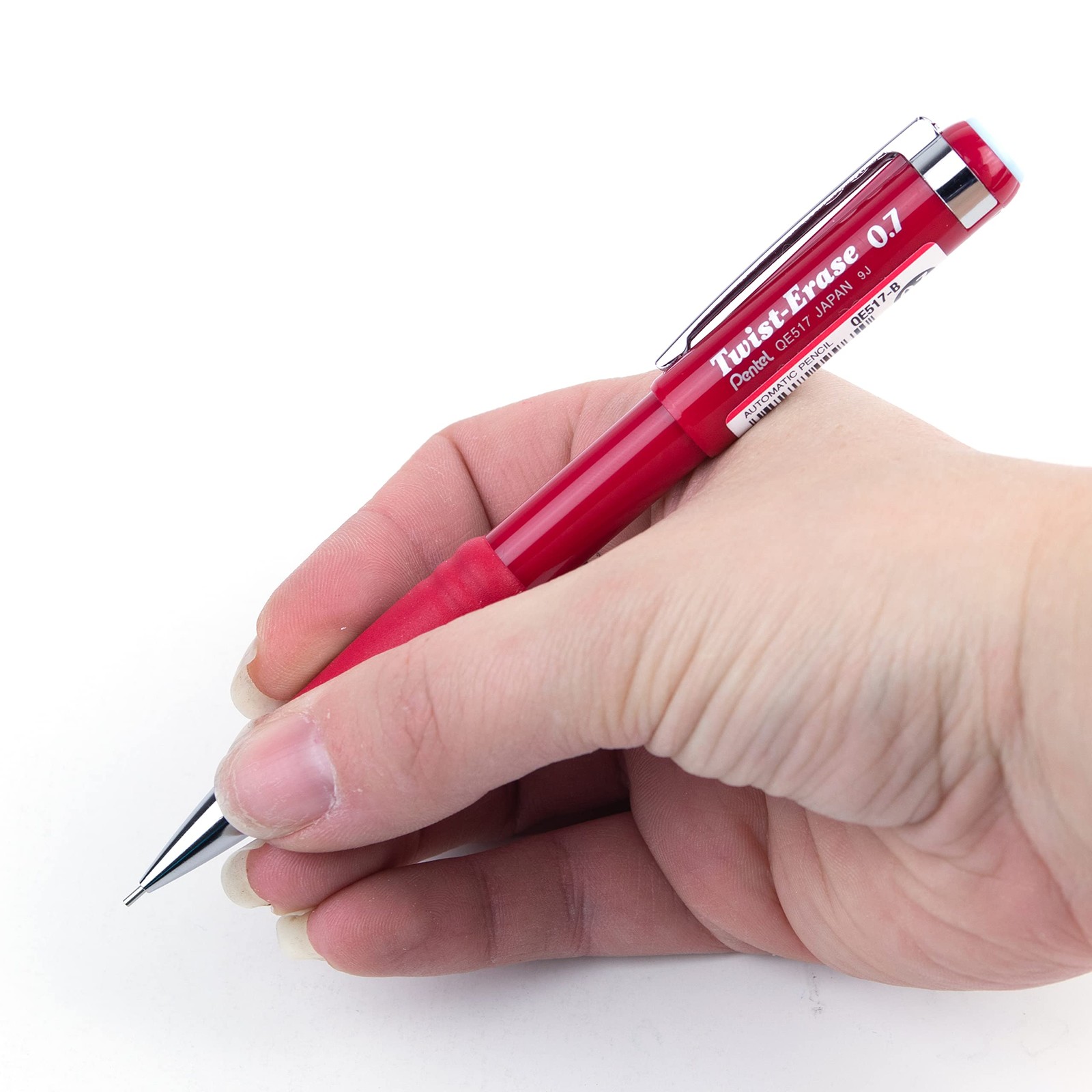 Pentel Twist Erase III Mechanical Pencil 0.7mm 12 Count with Eraser and Grip