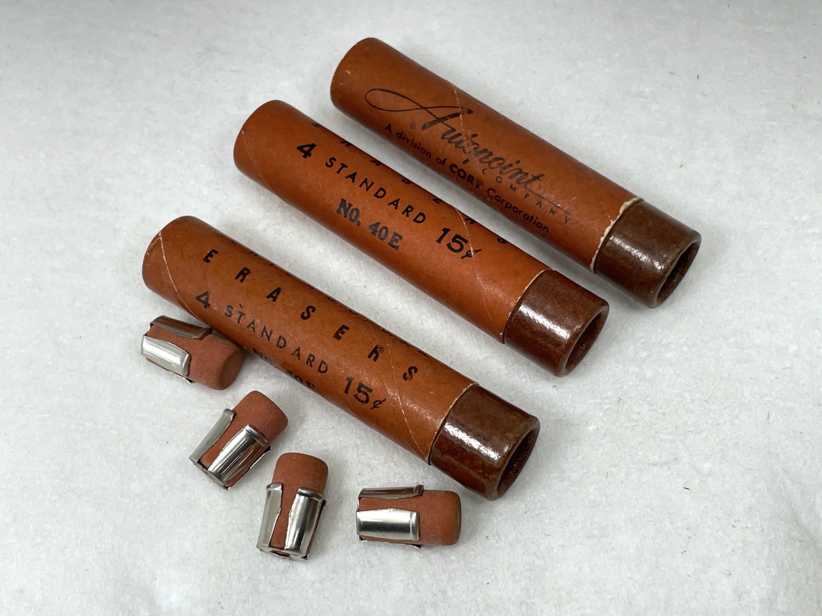 nos AUTOPOINT Mechanical Pencil ERASERS ~ 4ea STANDARD 40E ~ $5 ship+Free
