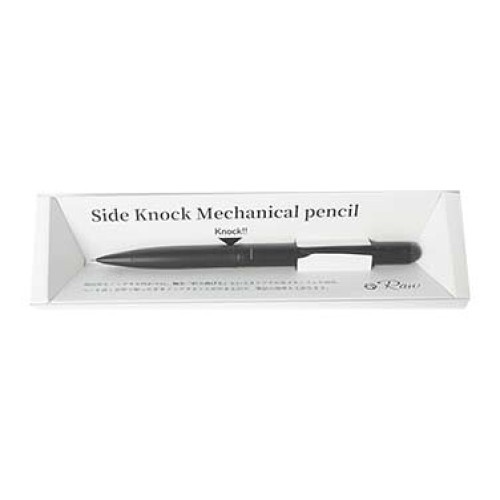 Kitera Side Knock Mechanical Pencil KSK-SP-BK 0.5mm Black Metal Stationery Japan