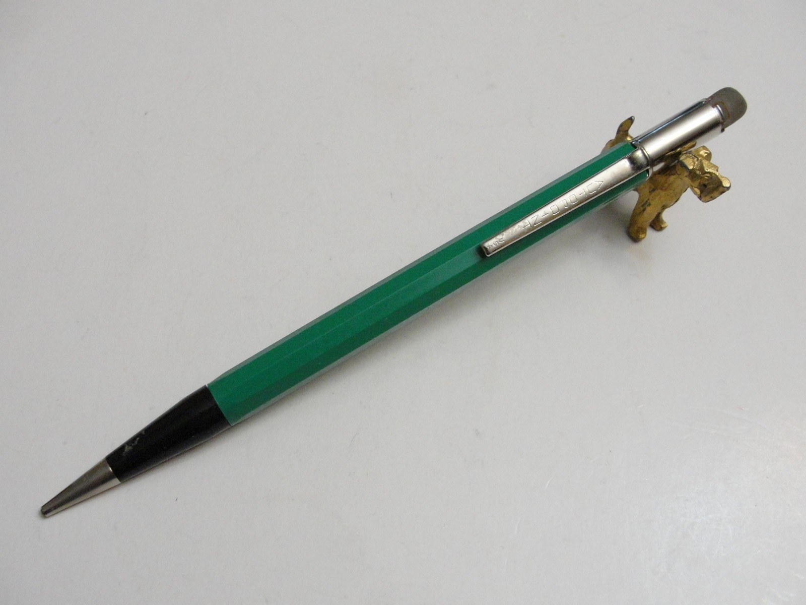 Autopoint Light Green Black Tip Mechanical Pencil
